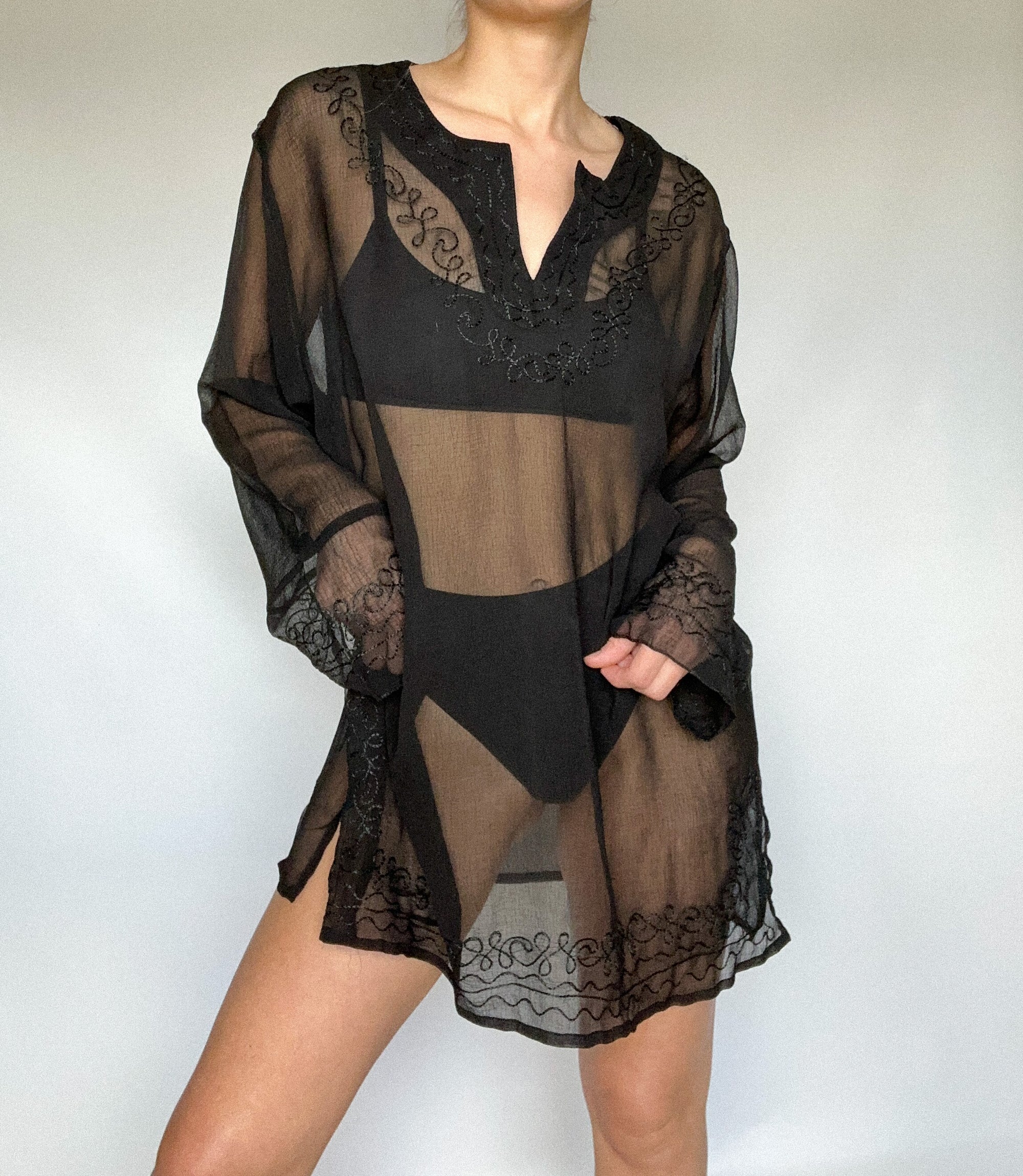 Sheer Dress/Cover Up