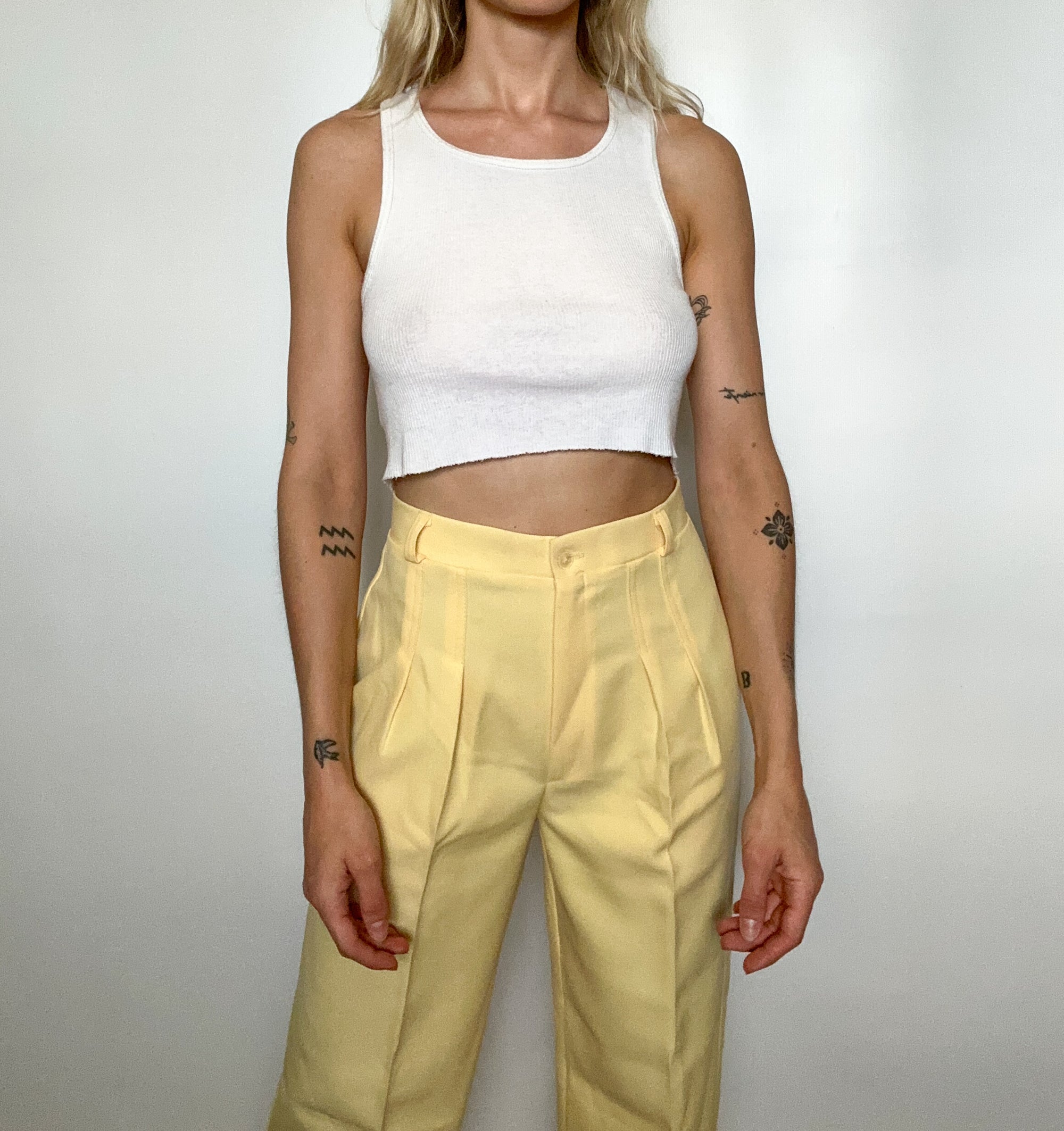 Yellow Trouser Pants