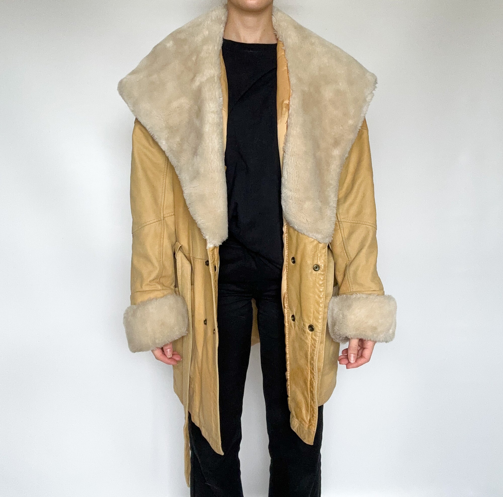 Wilson's Leather Faux Fur Jacket