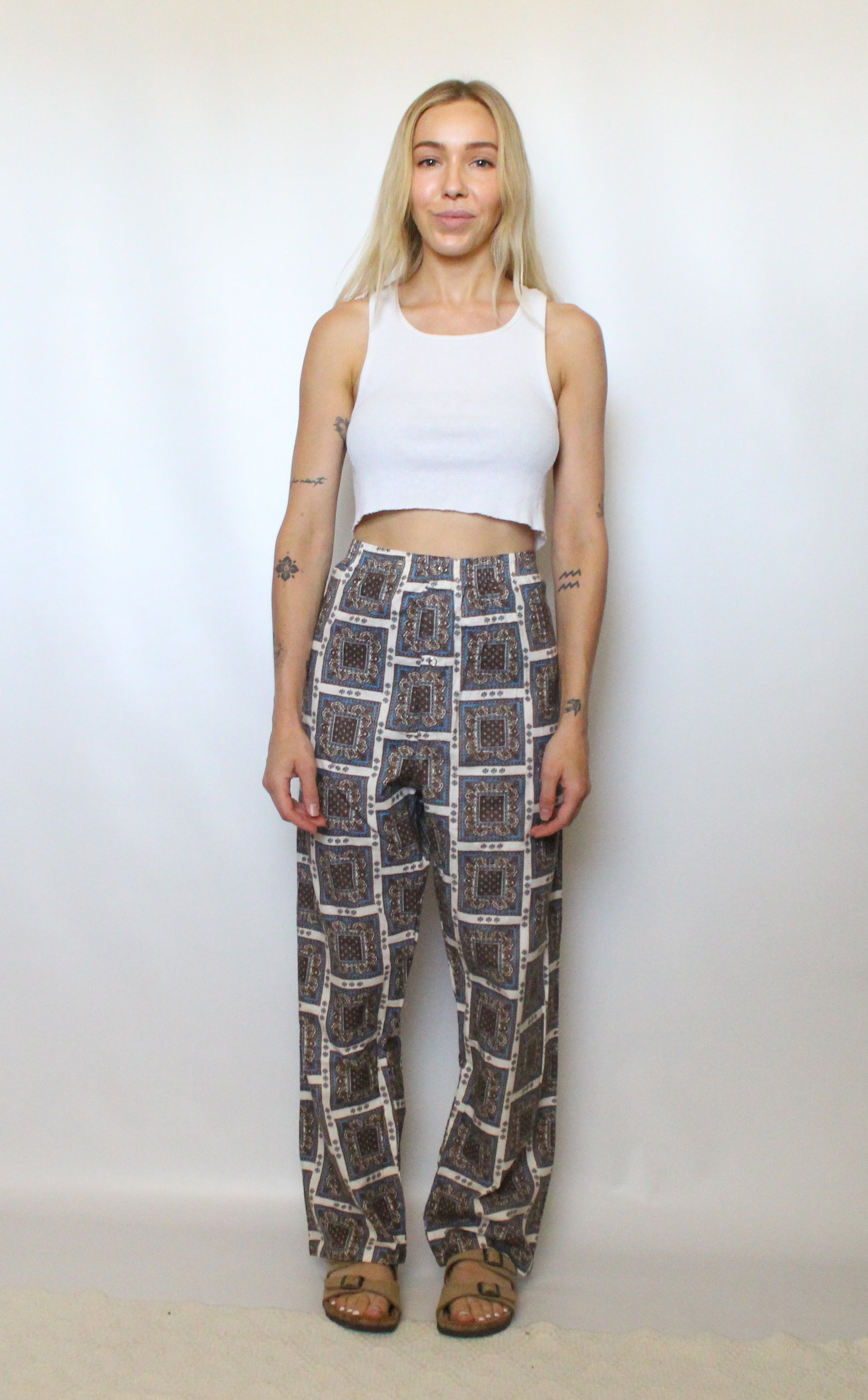 Patterned Pajama Pants