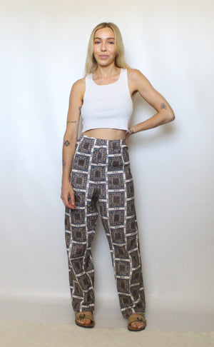 Patterned Pajama Pants