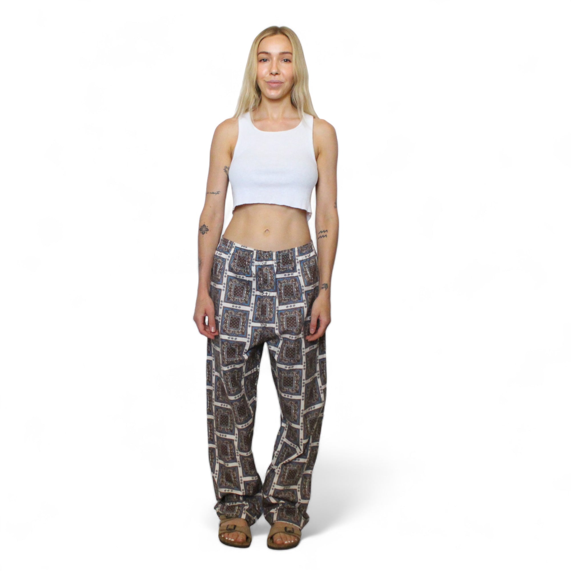 Patterned Pajama Pants