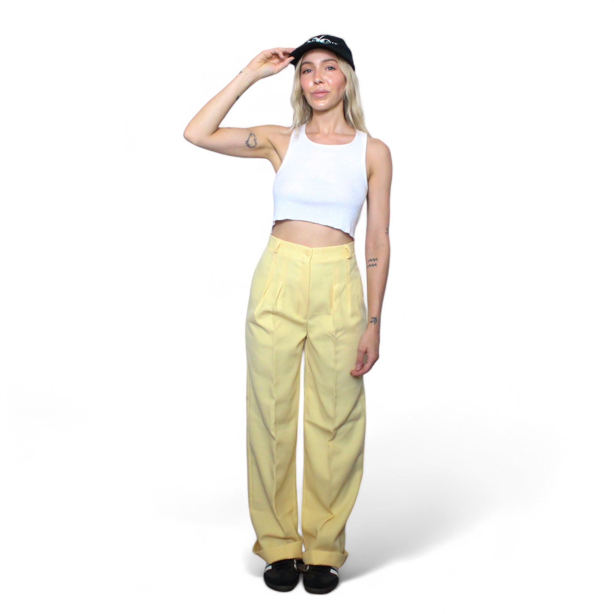 Yellow Trouser Pants