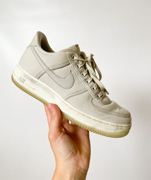 Grey Nike Air Force Ones