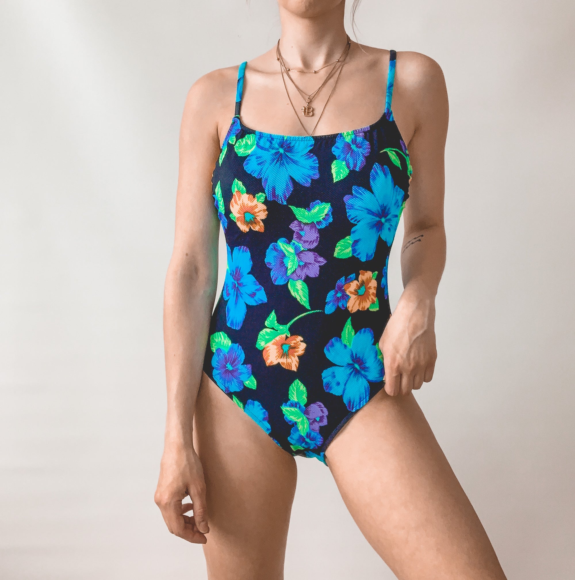 Bright Floral Swimsuit
